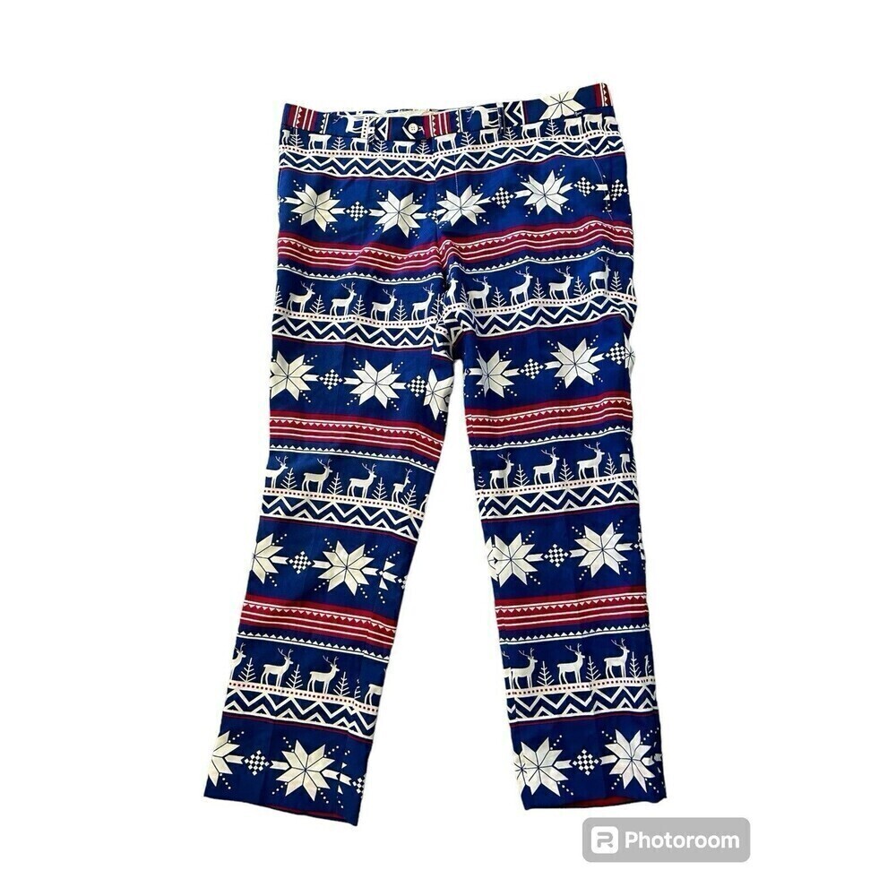The Opposuits Blue Christmas Rudolph Suave Suit Bottoms 52